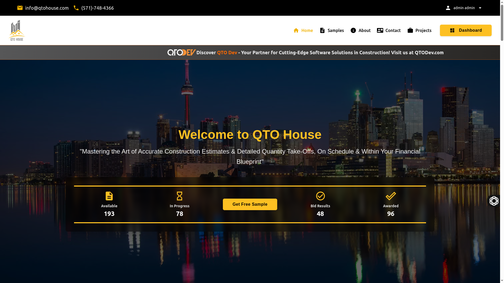 QTO House Website